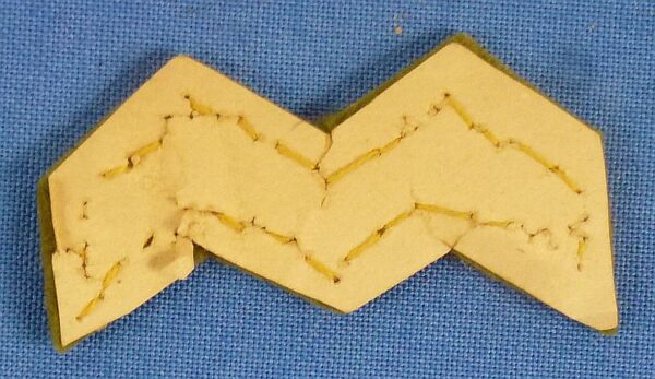 WWII Japanese Army Artillery Branch Uniform Insignia - Image 2