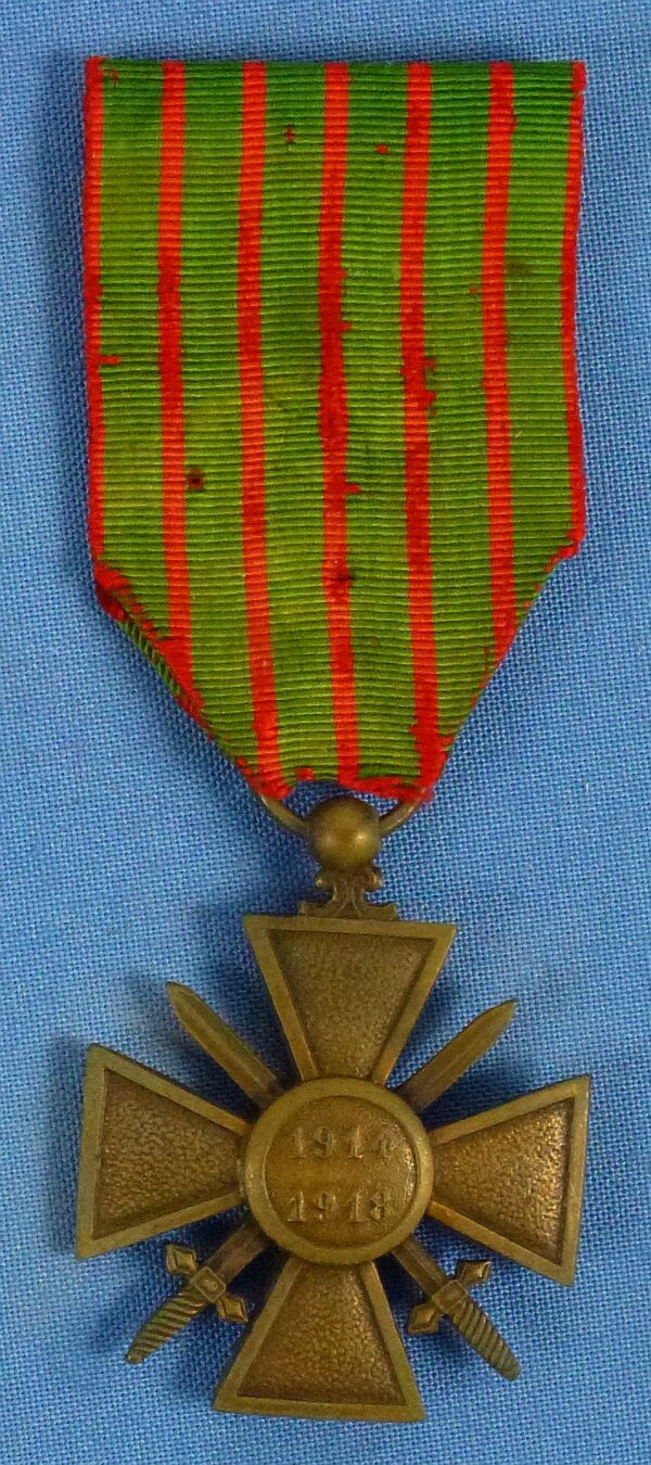 WWI French 1914-1918 Croix de Guerre - Image 2