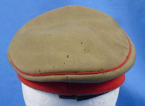 WWII Japanese Army Officer Visor Cap - Image 4