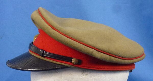 WWII Japanese Army Officer Visor Cap - Image 5