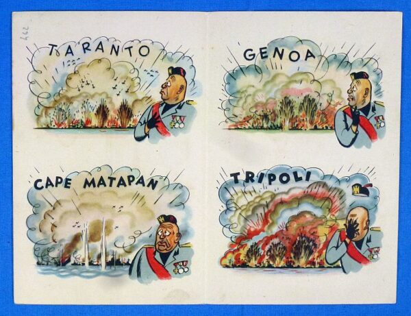 Italian Language Anti-Axis Propaganda Card - Image 2