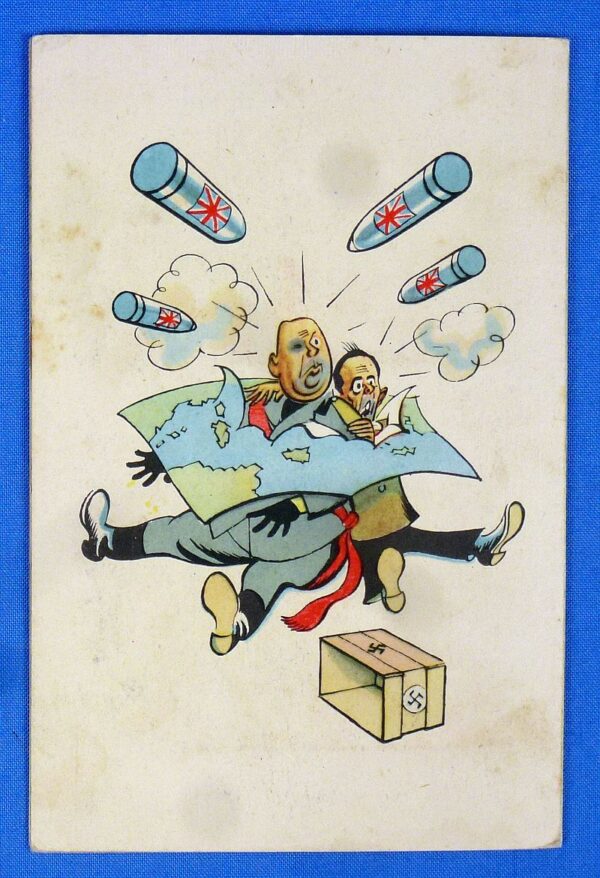 Italian Language Anti-Axis Propaganda Card - Image 3