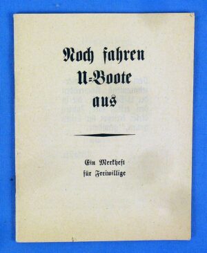 WWII German Booklet on the U-Boat War