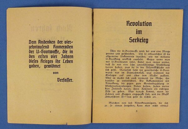 WWII German Booklet on the U-Boat War - Image 2