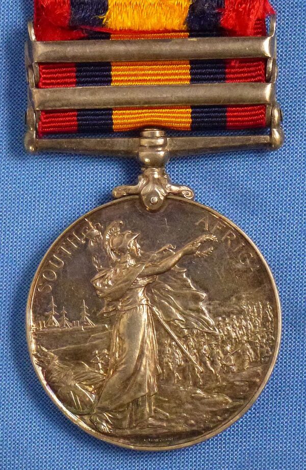 British Queen's South Africa Medal with Bars "Transvaal" and "Defence of Ladysmith" - Image 4