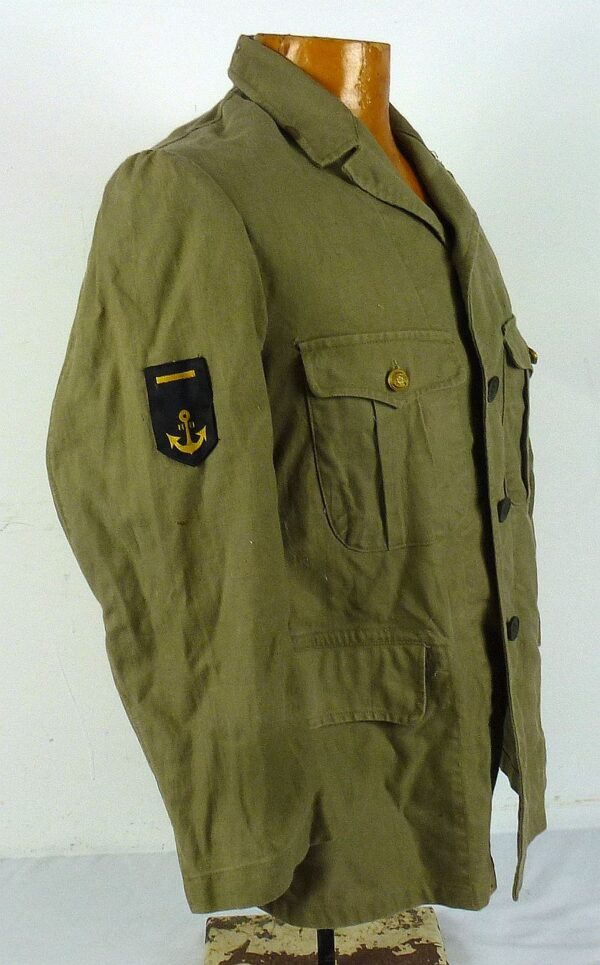 WWII Japanese Navy Shanghai Arsenal Manufactured Seaman First Class Tunic - Image 4