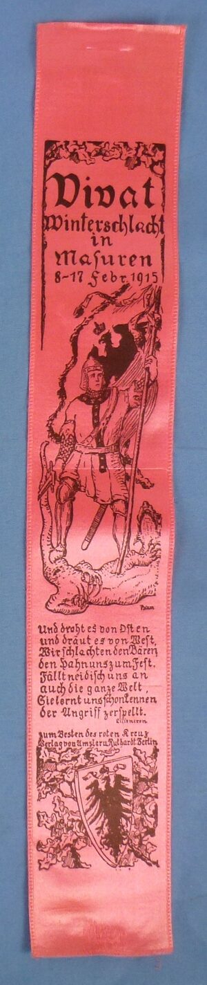 Imperial German 1915 Winterschlacht in Masuren (the Winter Battle in Masuria) Vivat Ribbon