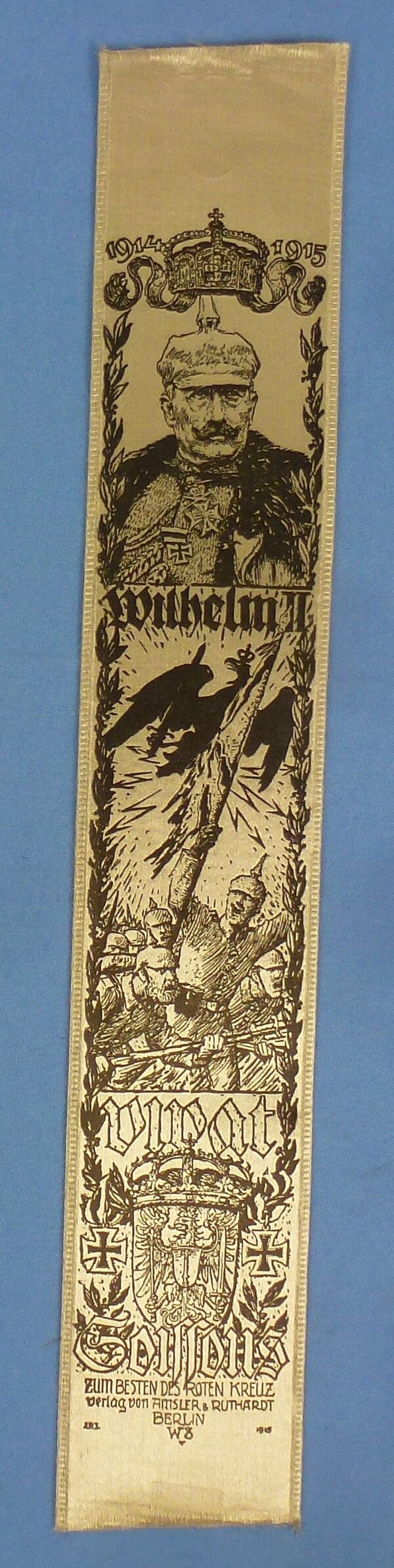 Imperial German Kaiser Wilhelm II Vivat Ribbon