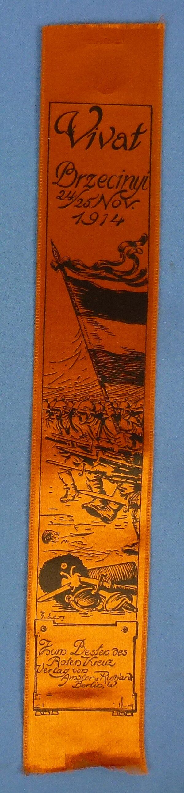 Imperial German 1914 Battle of Brzecinyi Vivat Ribbon