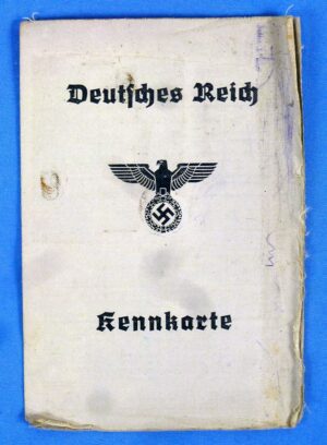 1946 Issued Third Reich Kennkarte Identification Document