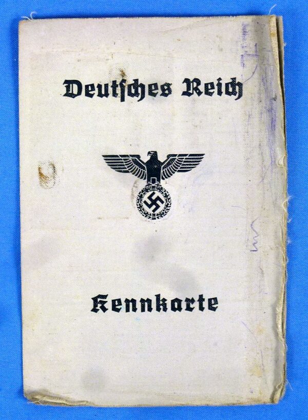 1946 Issued Third Reich Kennkarte Identification Document