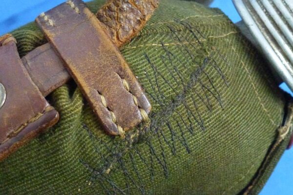 WWII Japanese Army Officer Canteen with Compass Cap - Image 4