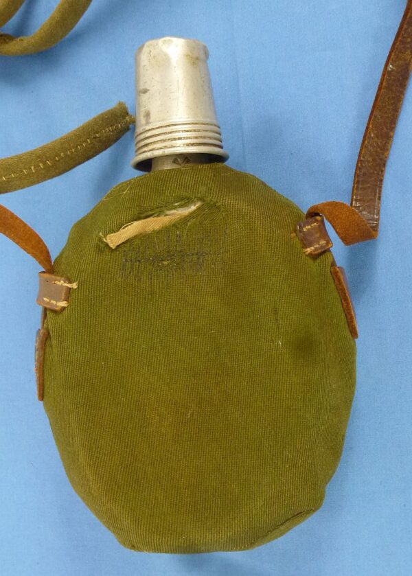 WWII Japanese Army Officer Canteen with Compass Cap - Image 5