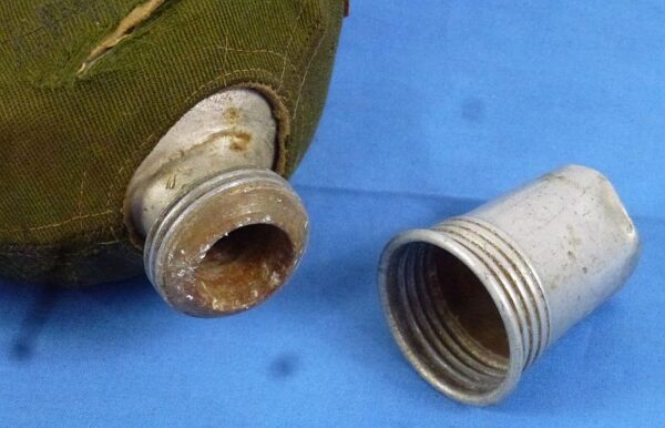 WWII Japanese Army Officer Canteen with Compass Cap - Image 8