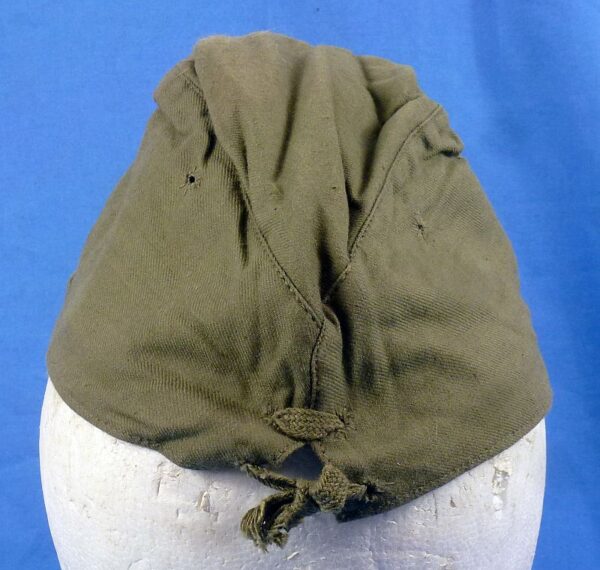 Near Mint Unissued WWII Japanese Navy Enlisted Ranks Green Cotton Field Cap - Image 4