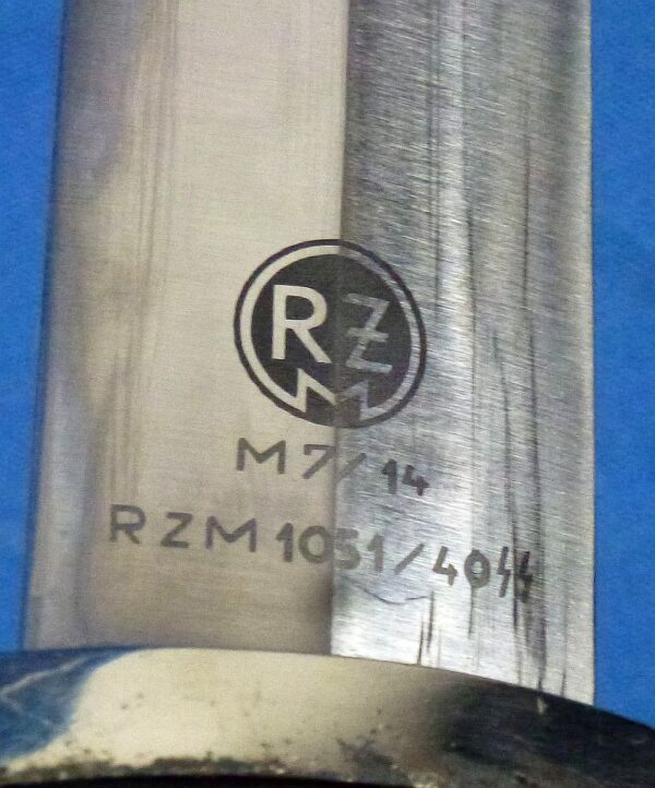 SS EM/NCO Service Dagger RZM M7/14 (R D. Luneschloss) with Hanger - Image 7