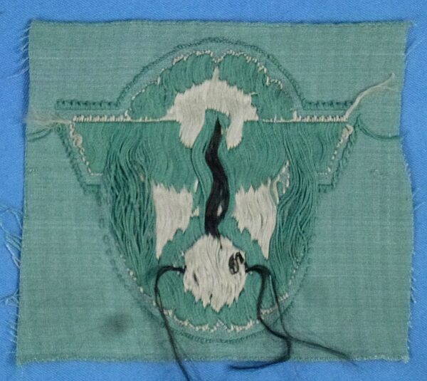 Third Reich Police NCO Sleeve Eagle - Image 2
