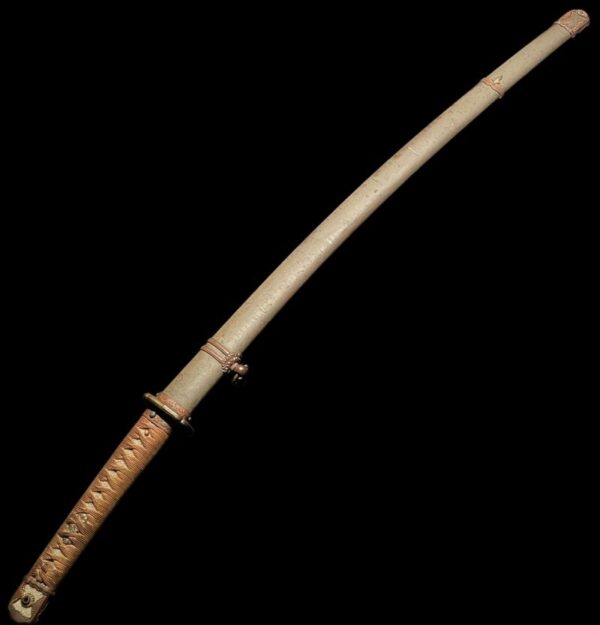 WWII Japanese Army Officer Shin-Gunto Sword Signed "Komori Katsuyuki" - Image 5