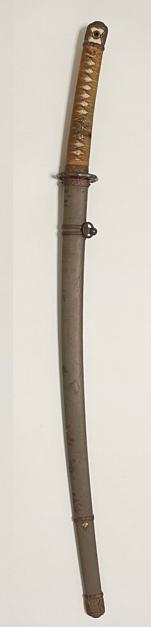 WWII Japanese Army Officer Shin-Gunto Sword Signed "Komori Katsuyuki" - Image 12