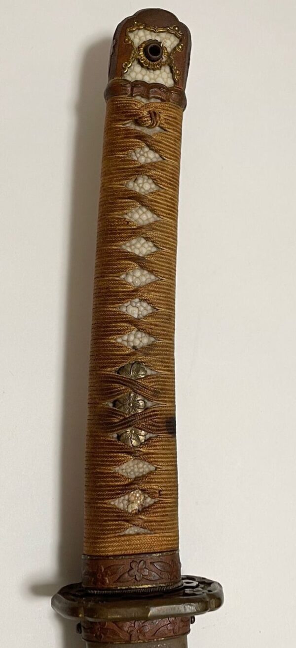 WWII Japanese Army Officer Shin-Gunto Sword Signed "Komori Katsuyuki" - Image 14