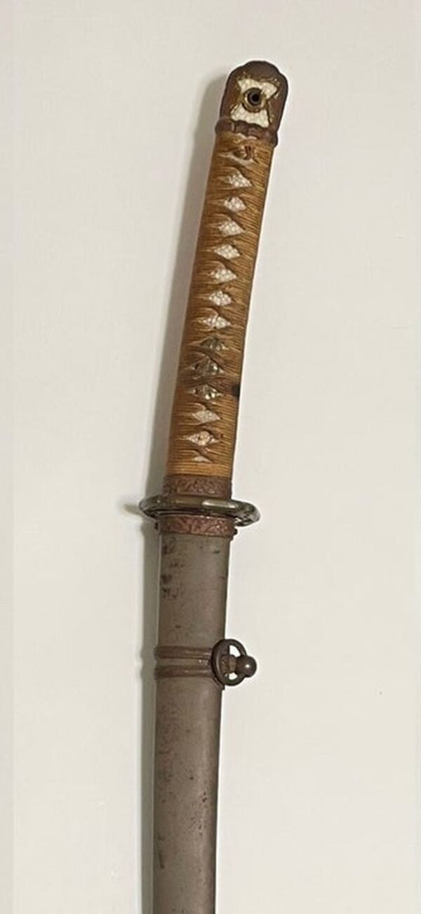 WWII Japanese Army Officer Shin-Gunto Sword Signed "Komori Katsuyuki"