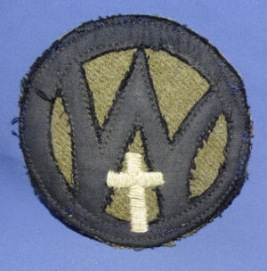 WWI 89th Infantry Division Chaplain Patch