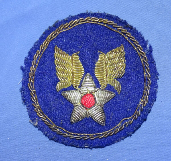 WWII Bullion Stubby Wing Army Airforce Patch