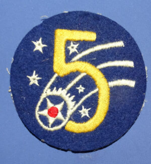 Australian Made Wool 5th Airforce Patch