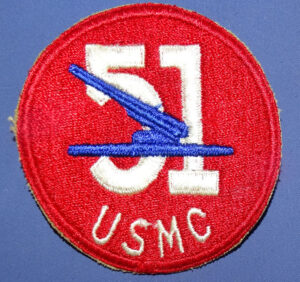 WWII USMC 51st Defense Battalion Patch