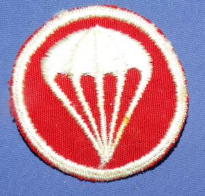 WWII Artillery Airborne Overseas Cap Patch on Twill