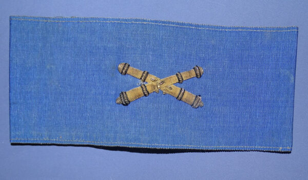 WWI French Made Division Headquarters Artillery Staff Armband