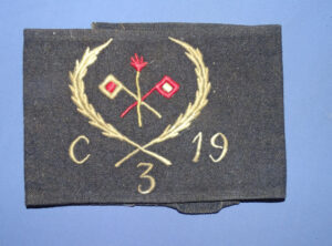 WWI C / 19 - 3 Signal Corps Arm Band