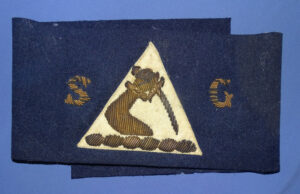 WWI Massachusetts State Guard Bullion Arm Band
