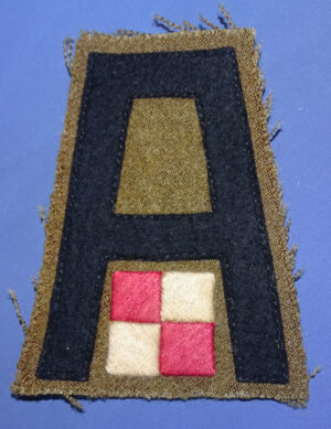 WWI 1st Army Headquarters Patch