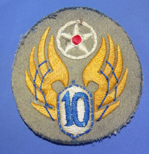 WWII Theater Made 10th Airforce Patch