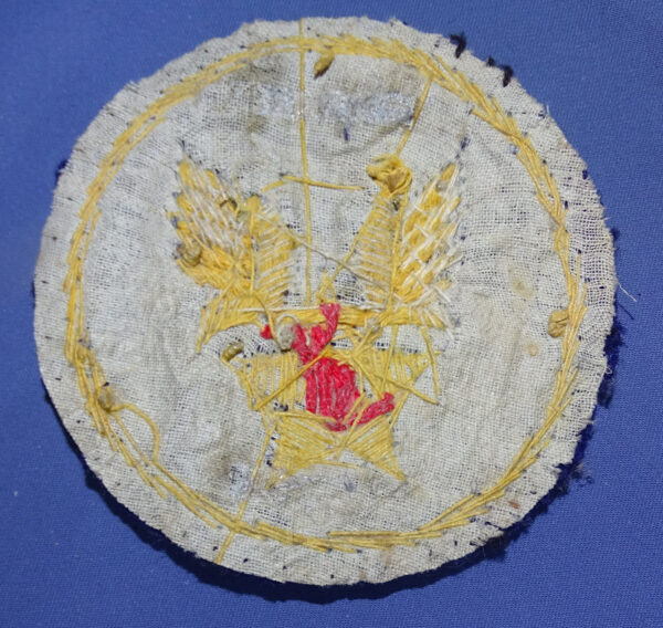 WWII Bullion Stubby Wing Army Airforce Patch - Image 2