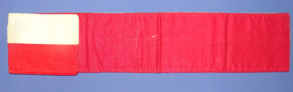 WWI French Made Army Level Headquarters Staff Armband - Image 2