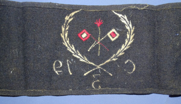 WWI C / 19 - 3 Signal Corps Arm Band - Image 2