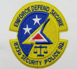833rd Security Police Squadron Patch
