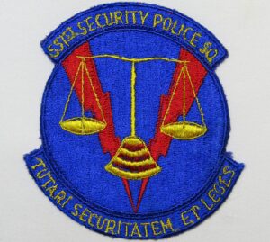 551st Security Police Squadron Patch