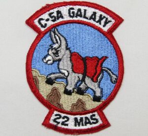 22nd Military Airlift Squadron Patch