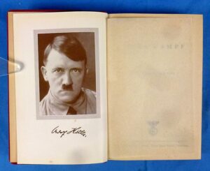 1942 Edition of Mein Kampf with G.I. Capture Annotation