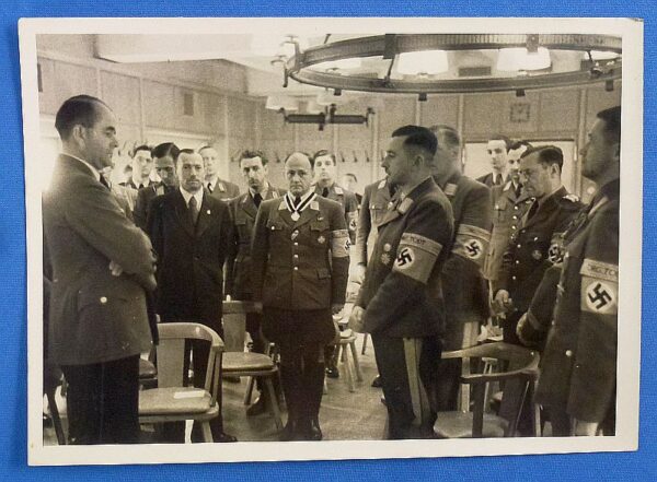 Seven Large Organization Todt Photographs Including Albert Speer and Knight's Cross of the War Merit Cross Award Ceremony - Image 4