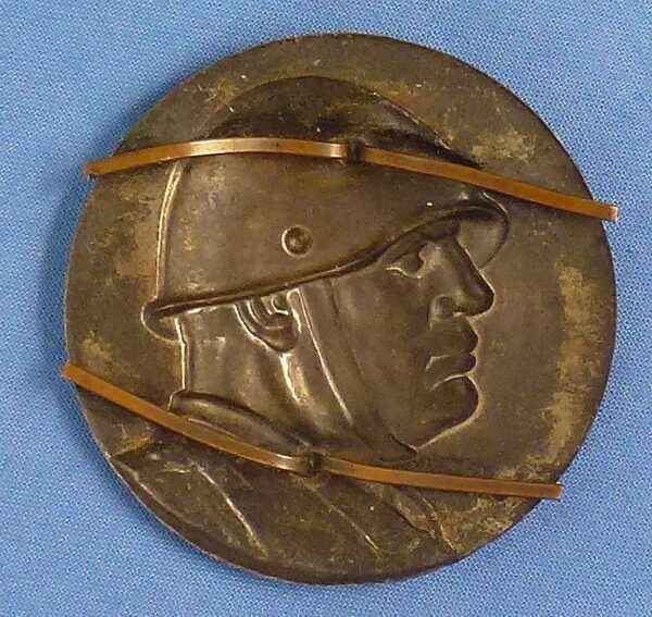 Benito Mussolini Plaque - Image 2