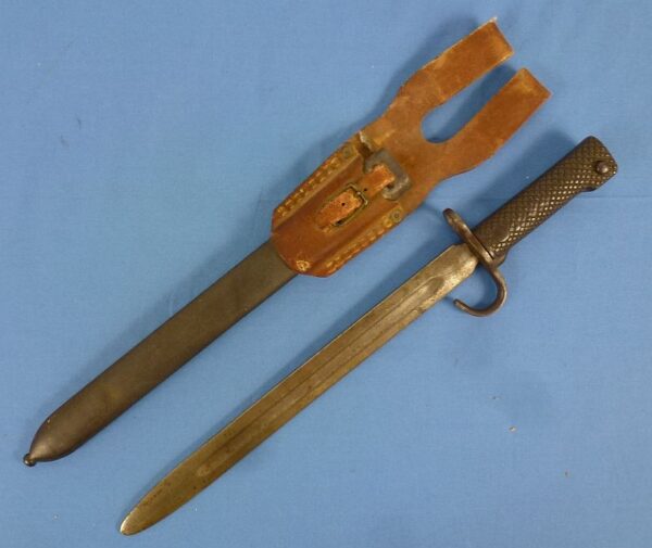 World War II Japanese Training Bayonet with Rubberized Frog - Image 2