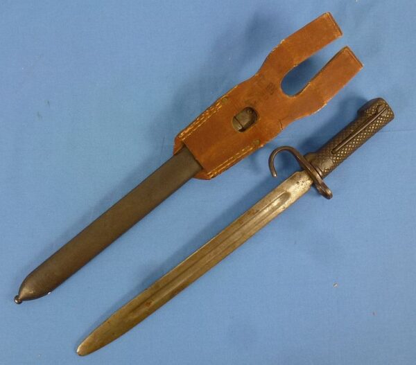 World War II Japanese Training Bayonet with Rubberized Frog - Image 3