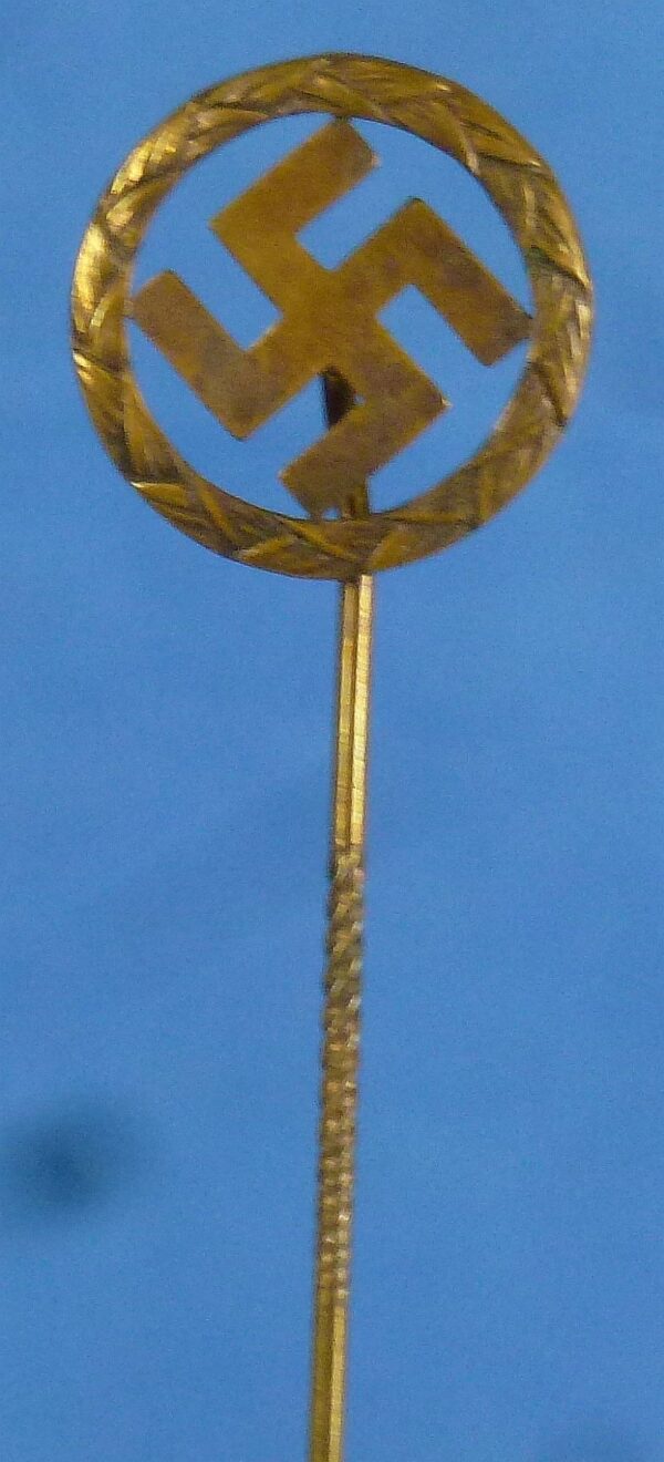 Wreathed Swastika Stickpin