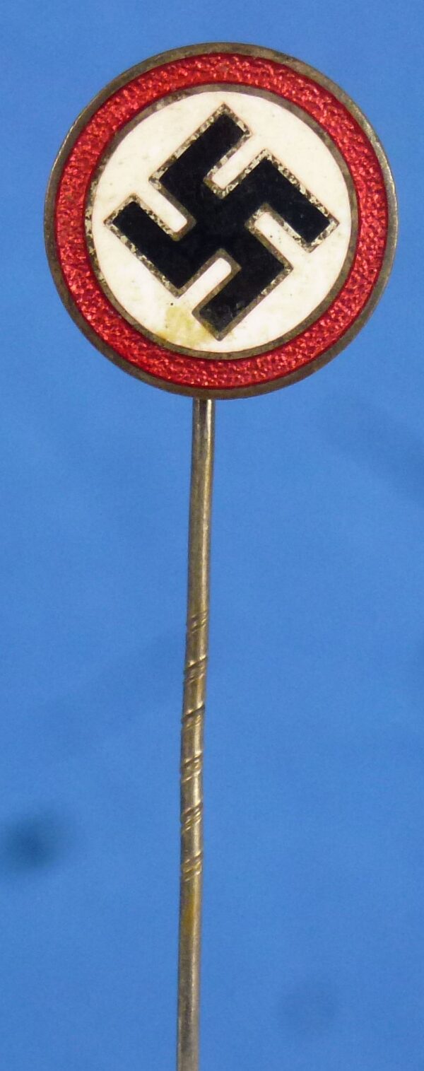 Early NSDAP Supporter Enamel Swastika Stickpin