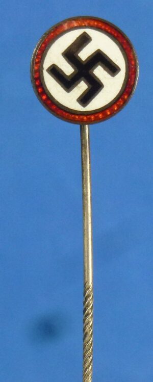 Early NSDAP Supporter Enamel Swastika Stickpin