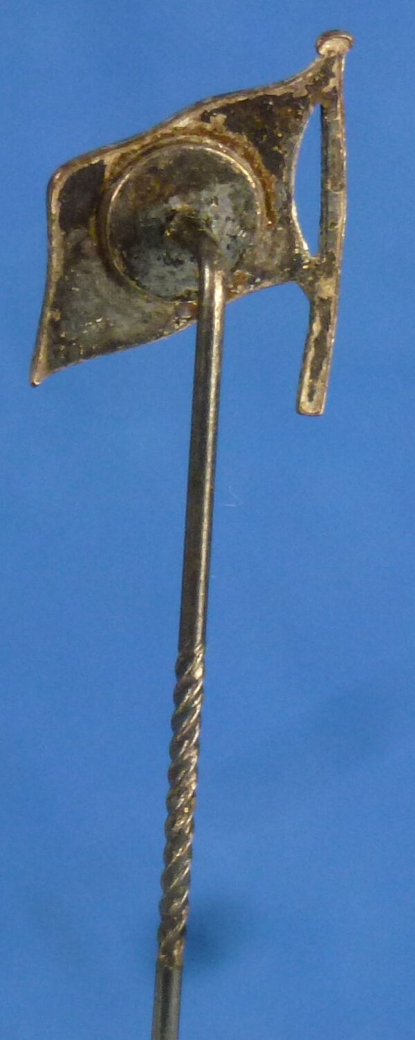 Early NSDAP Supporter Swastika Flag Stickpin - Image 2